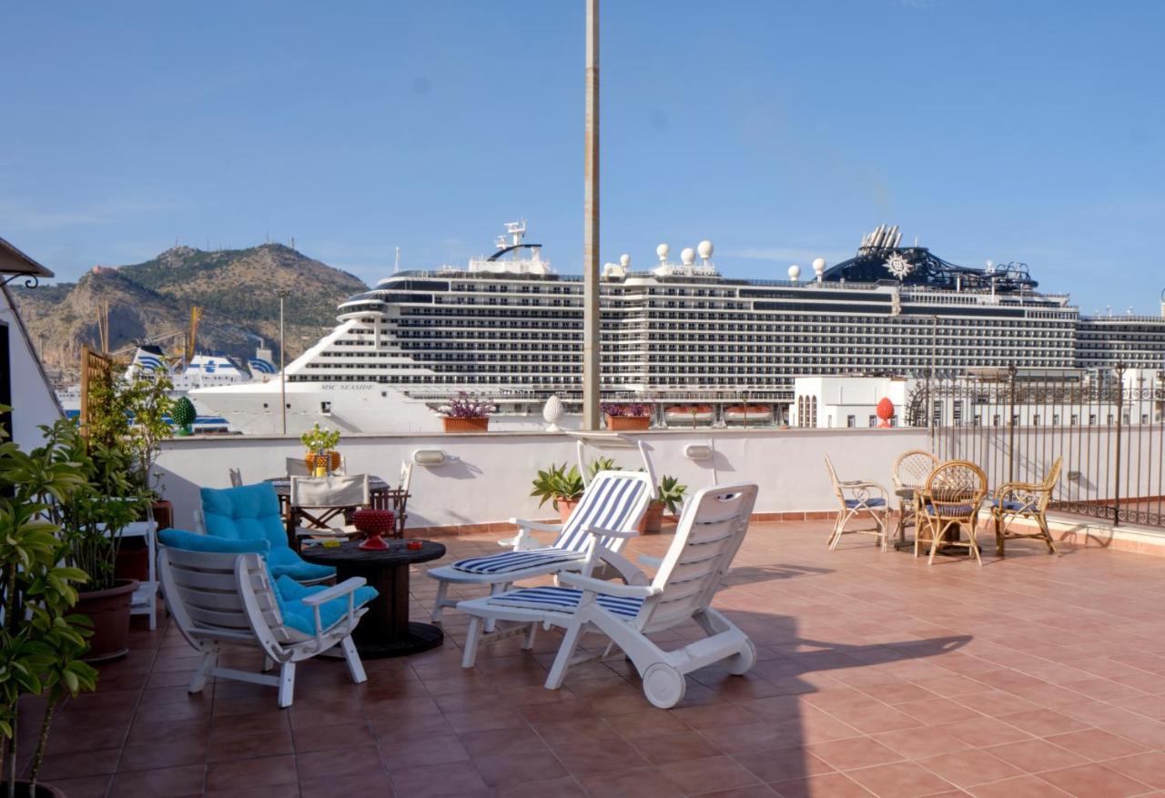 Attico Con Terrazza Sul Porto Leilighet Palermo Eksteriør bilde